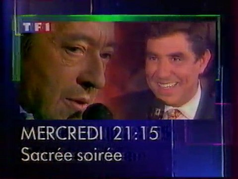 Bande Annonce De l'emission sacrée soirée Mars 1992 TF1