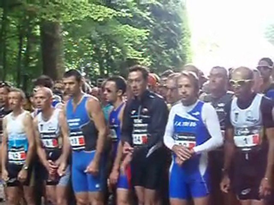 Départ du Championnat de France de Duathlon CD 2010