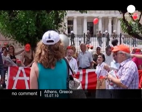 Civil servants strike in Greece - no comment