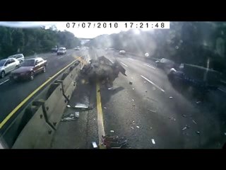 Crazy Accident Caught On Dashcam