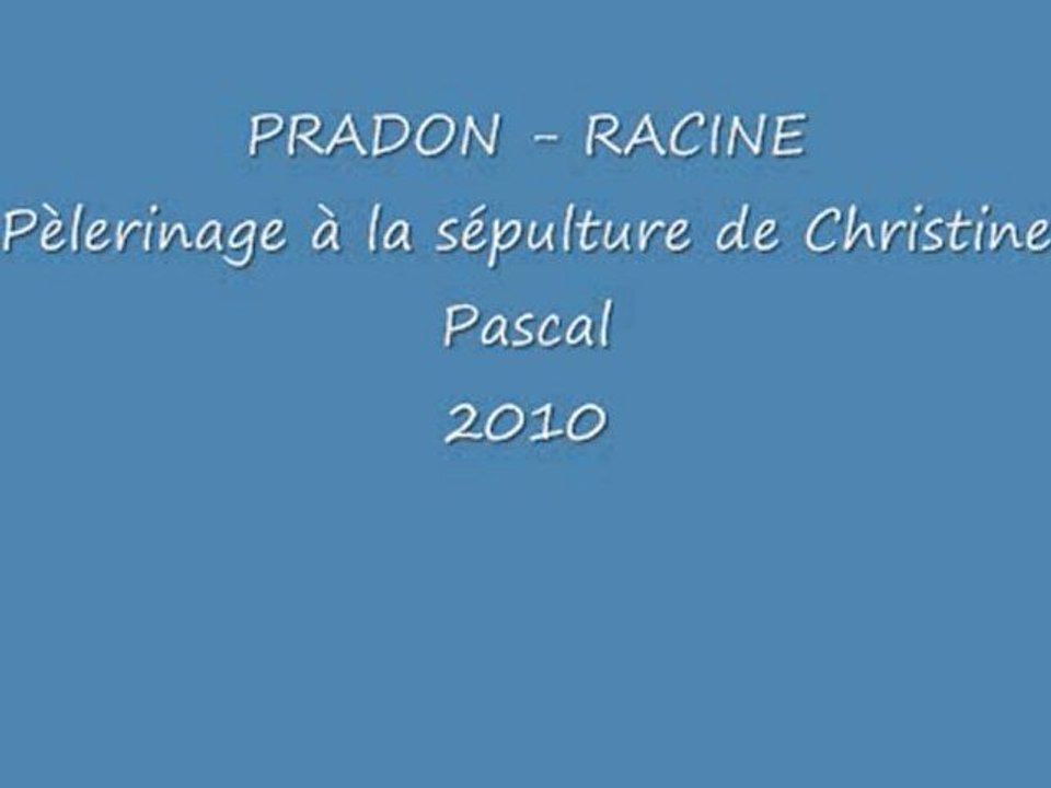 Pèlerinage à la sépulture de Christine Pascal