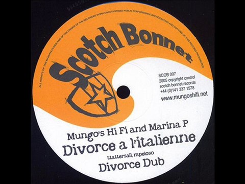 [SCOB007] Mungo's Hi-Fi - Divorce Dub