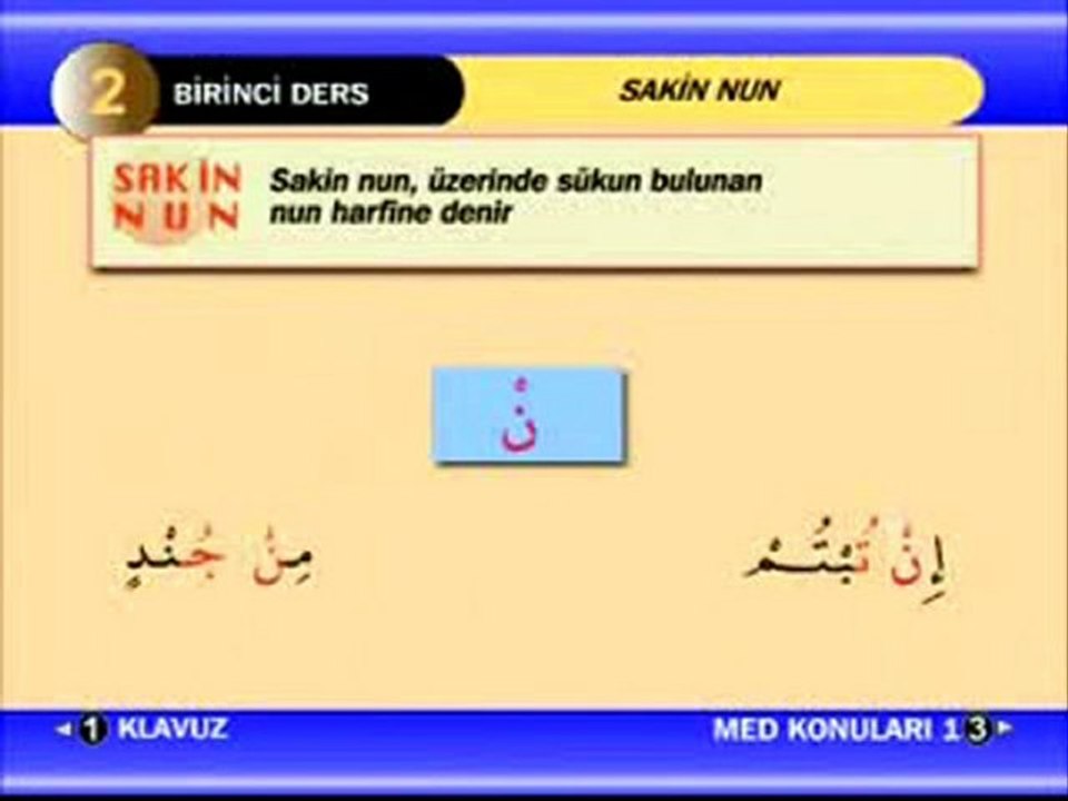 Tevcid Dersleri Sakin Nun