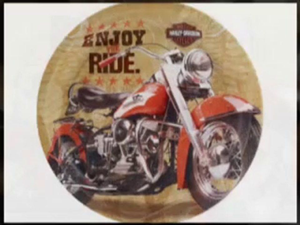 Harley Davidson Birthday Party Balloons and  Decorations