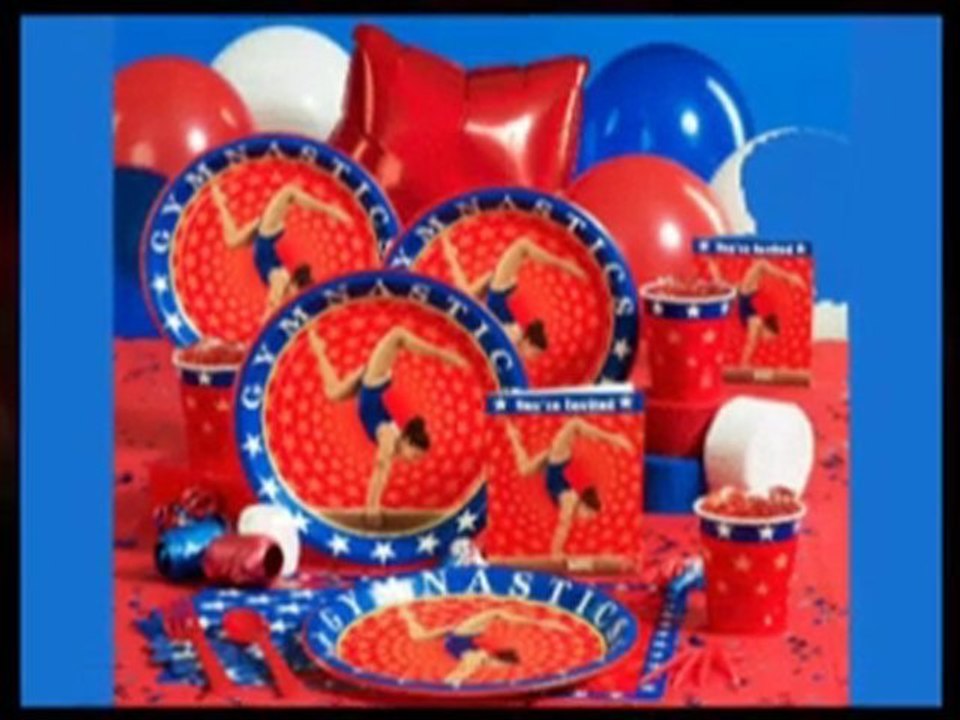 Gymnastics Birthday Party Decorations