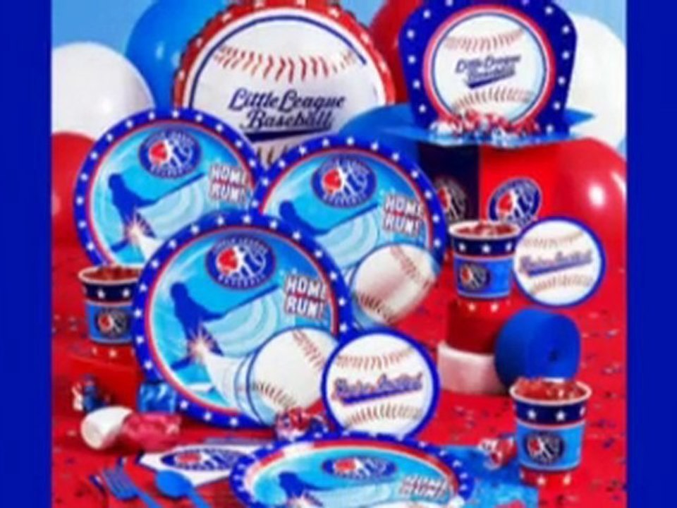 Little League Baseball Birthday Party