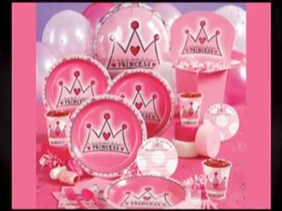 Little Princess Girl's First Birthday Party