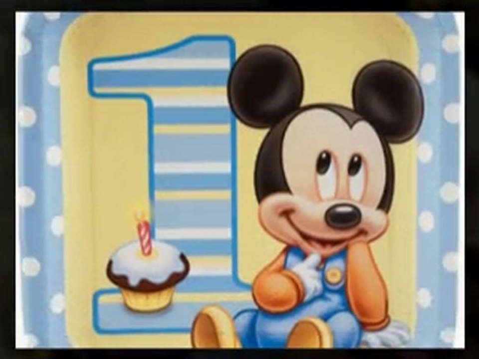 Mickey Mouse First Birthday Party