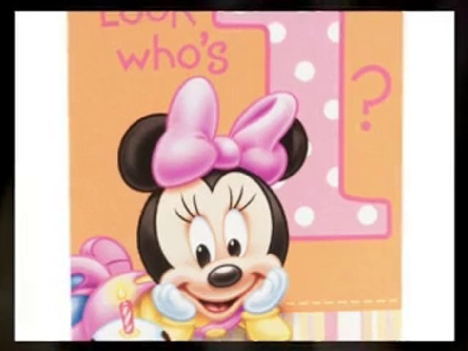 Minnie Mouse Girls First Birthday Party