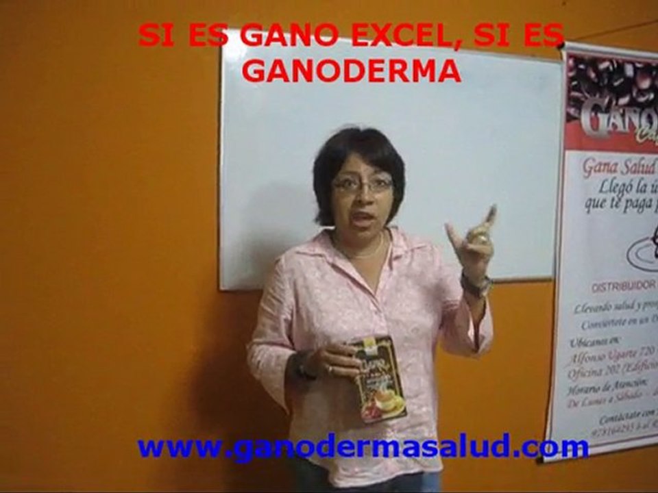 TESTIMONIO GANODERMA LUCIDUM GANO EXCEL