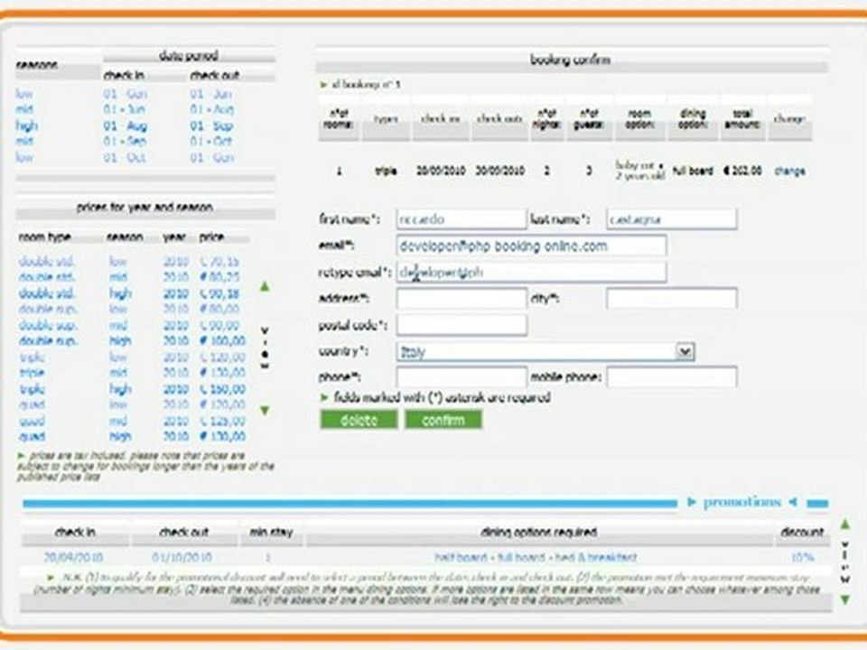 booking management system - http://php-booking-online.com