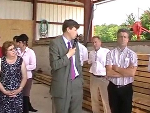 HAUTE-SAONE : LE PREFET A LA FERME