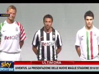 Capitan Del Piero presenta la maglia Juventus 2009/2010
