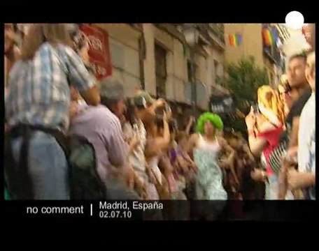 High-heel race in Madrid - no comment