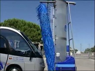 Mobile Truck Washer with cab. Bus Truck RV washing made ...
