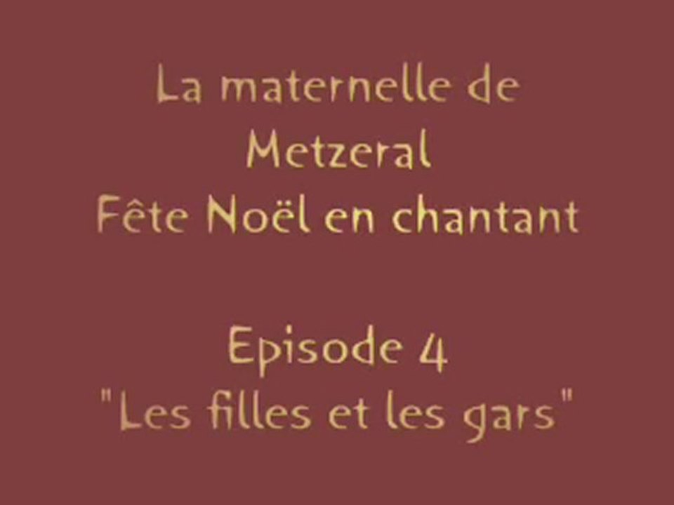 4- NOEL EN CHANTANT - Maternelle de Metzeral - 201209