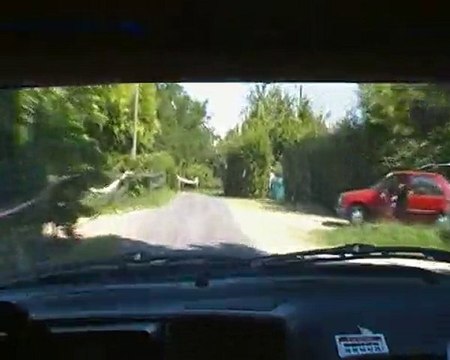 cam embarquée José Lara et Seb Caminade rallye sauveterre