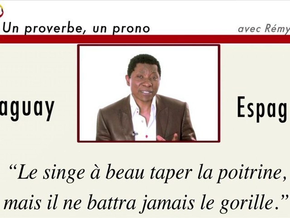 Un proverbe, un prono : Espagne Paraguay