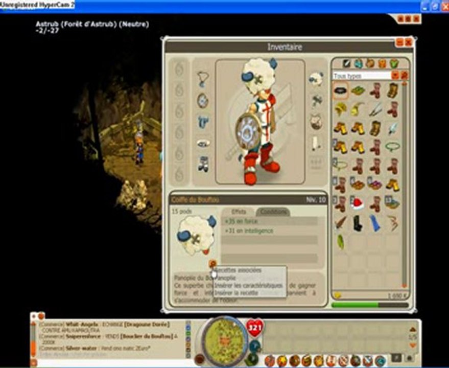 Dofus IOP terre lv 35 pano bouf