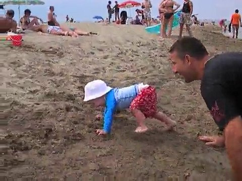 Jules à la plage - juin 2010