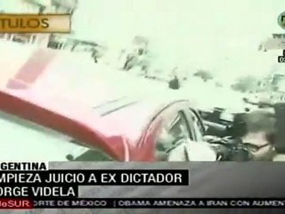 Inicia juicio contra ex dictador argentino Jorge Videla