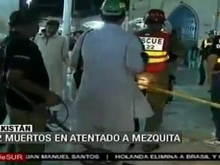 Atentado en Mezquita en Pakistán deja 42 muertos