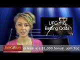 UFC 116 Betting Odds