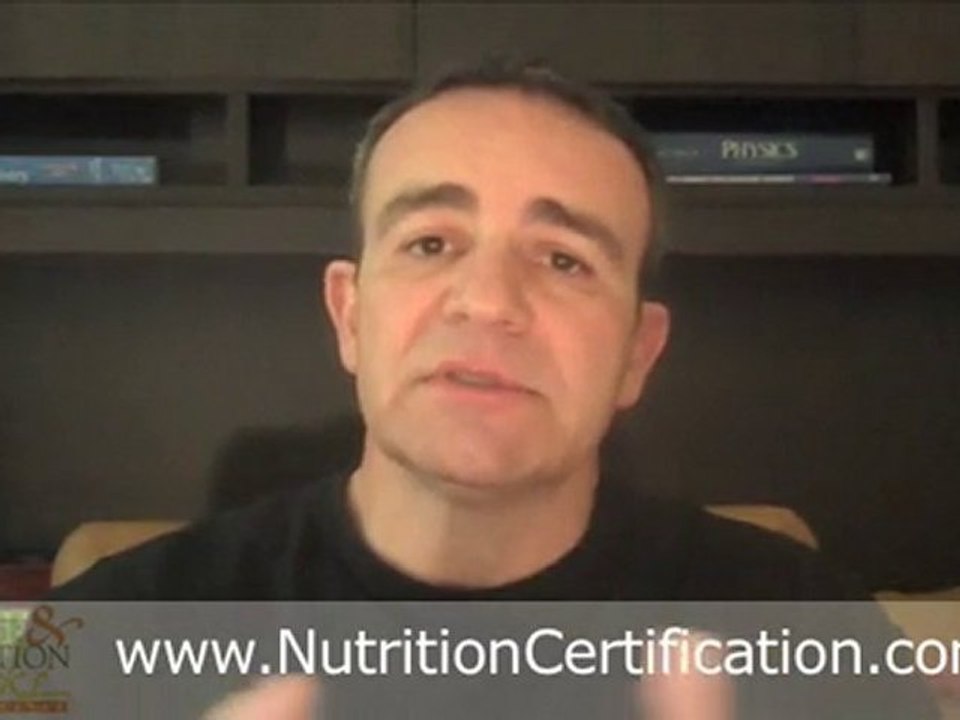Nutrition Certification - Why get Certified in Nutrition?