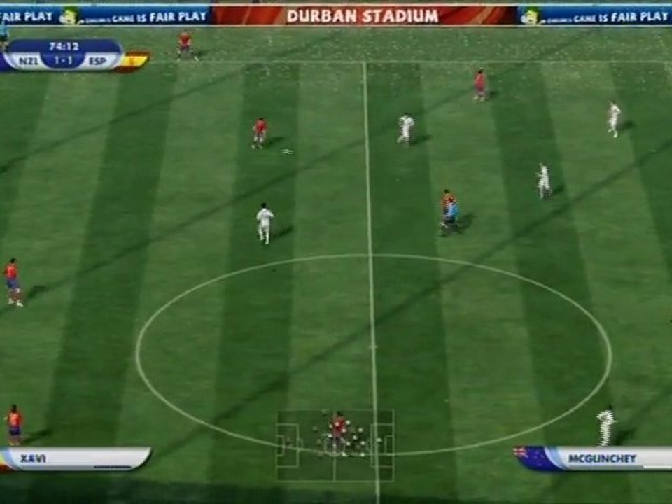 Nouvelle Zélande - Espagne Coupe du Monde FIFA 2010 Partie 2