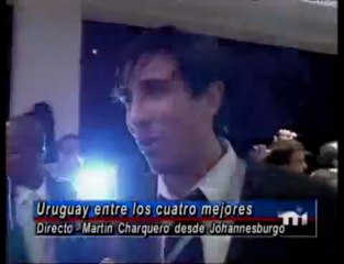 Uruguay-Jugadores en el hotel