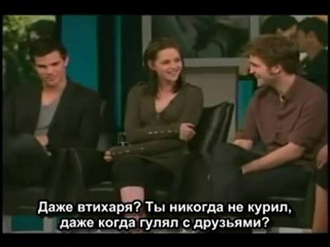 Сумеречное трио на шоу Опры-4 (русские субтитры)