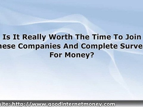 Get Paid Cash Doing Online Surveys - Join Free, Earn And Mak