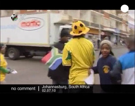 Ghana football fans celebrating - no comment