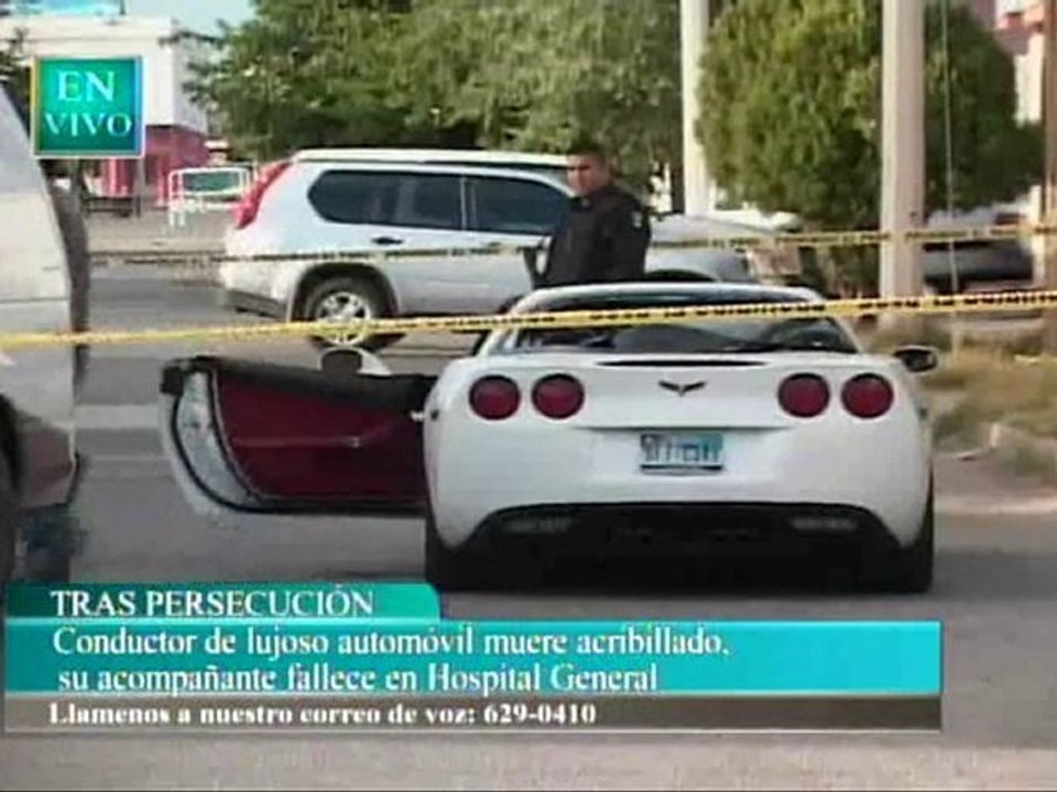 EJECUTADO EN AUTO CORVETTE EN CD JUAREZ