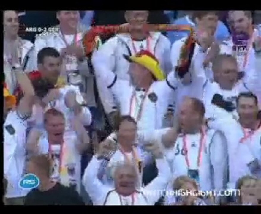 Argentina 0-4 Germany -