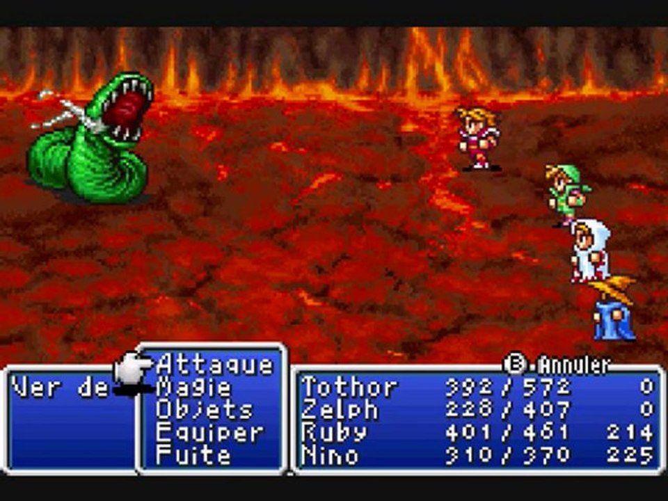 Final Fantasy 1 part13 "Le Volcan Gulg part2"