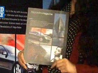 Vidya Balan launches MercedesMagazine in India