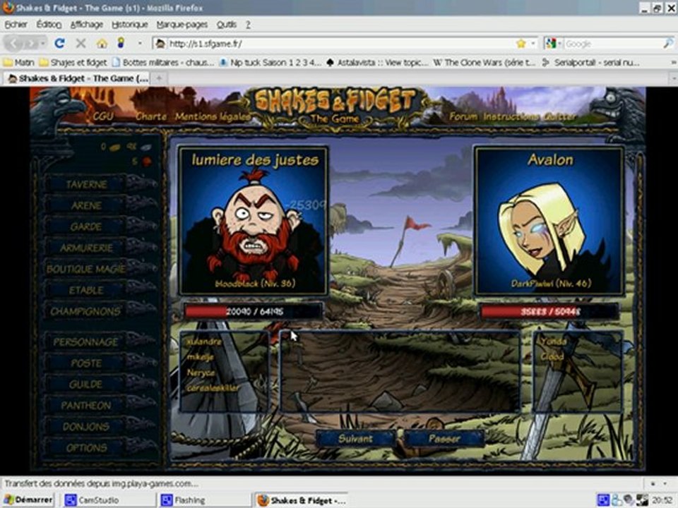 Lumiere Des justes VS Avalon 03/072010