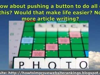 How to improve website rankings