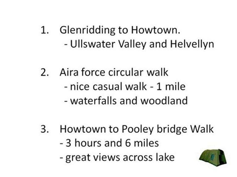 Ullwater Walks - walks in the Lake District