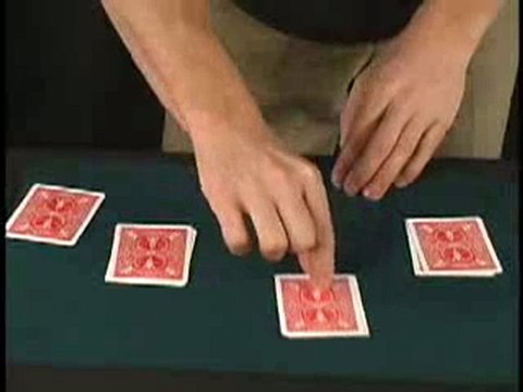 Aces In Their Faces magic trick