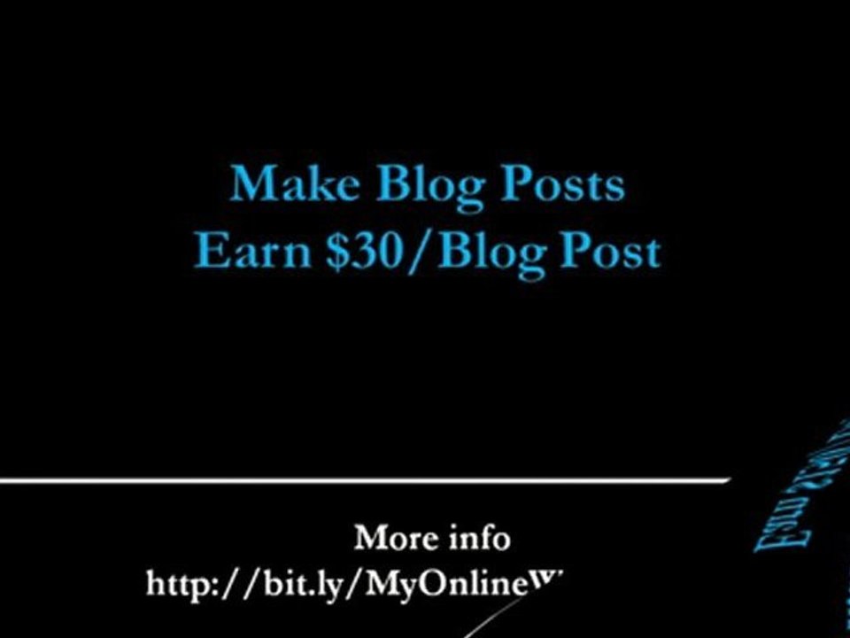 Write Articles & Make Money Online