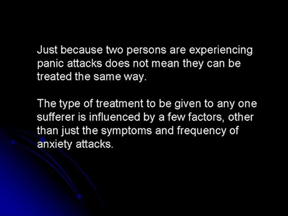 The Many Options Of Anxiety Attacks Treatment