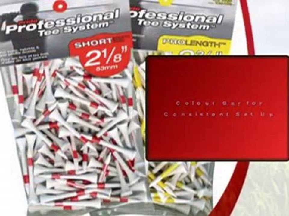 Pride Professional Golf Tee's (Large pack)