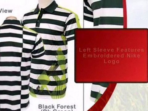 Nike Golf Organic Mercerized Linear Polo Shirt