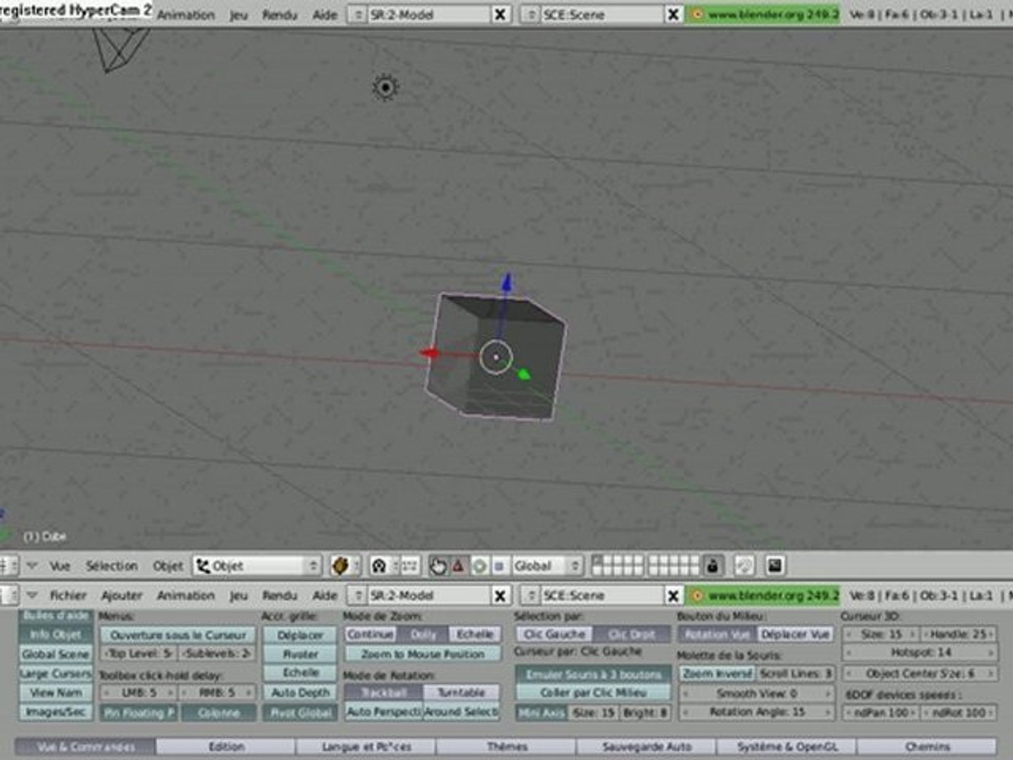 ⁣Blender-3D-Tuto changer de control.Logiciel blender