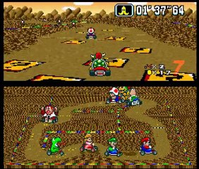video test retro: super mario kart super nes