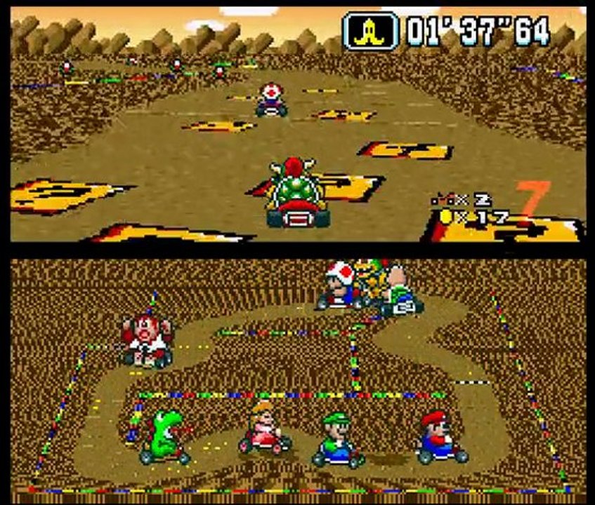 video test retro: super mario kart super nes