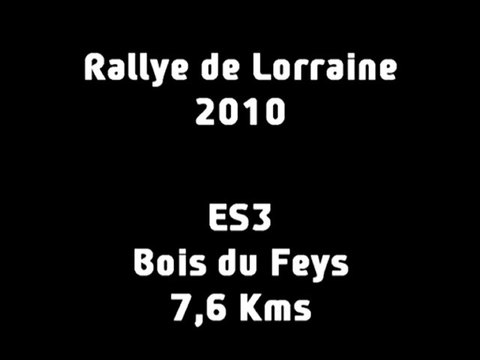 ES3 Rallye de Lorraine 2010