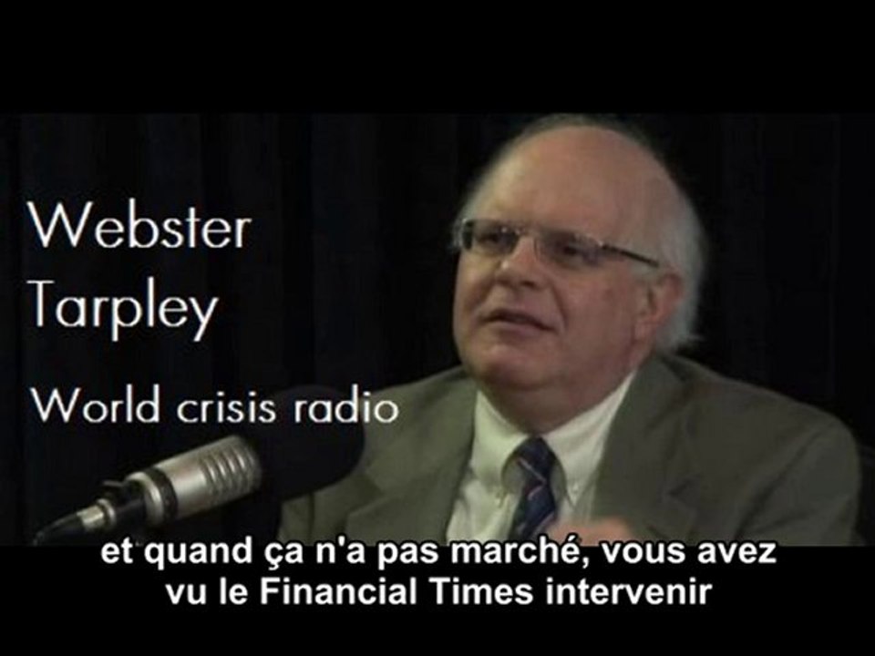 Webster tarpley: échec du Blitzkrieg contre l'euro ?   S/T